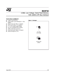 Datasheet M25P40 manufacturer STMicroelectronics